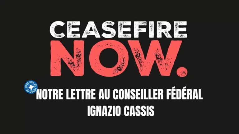 Lettre à Ignazio Cassis