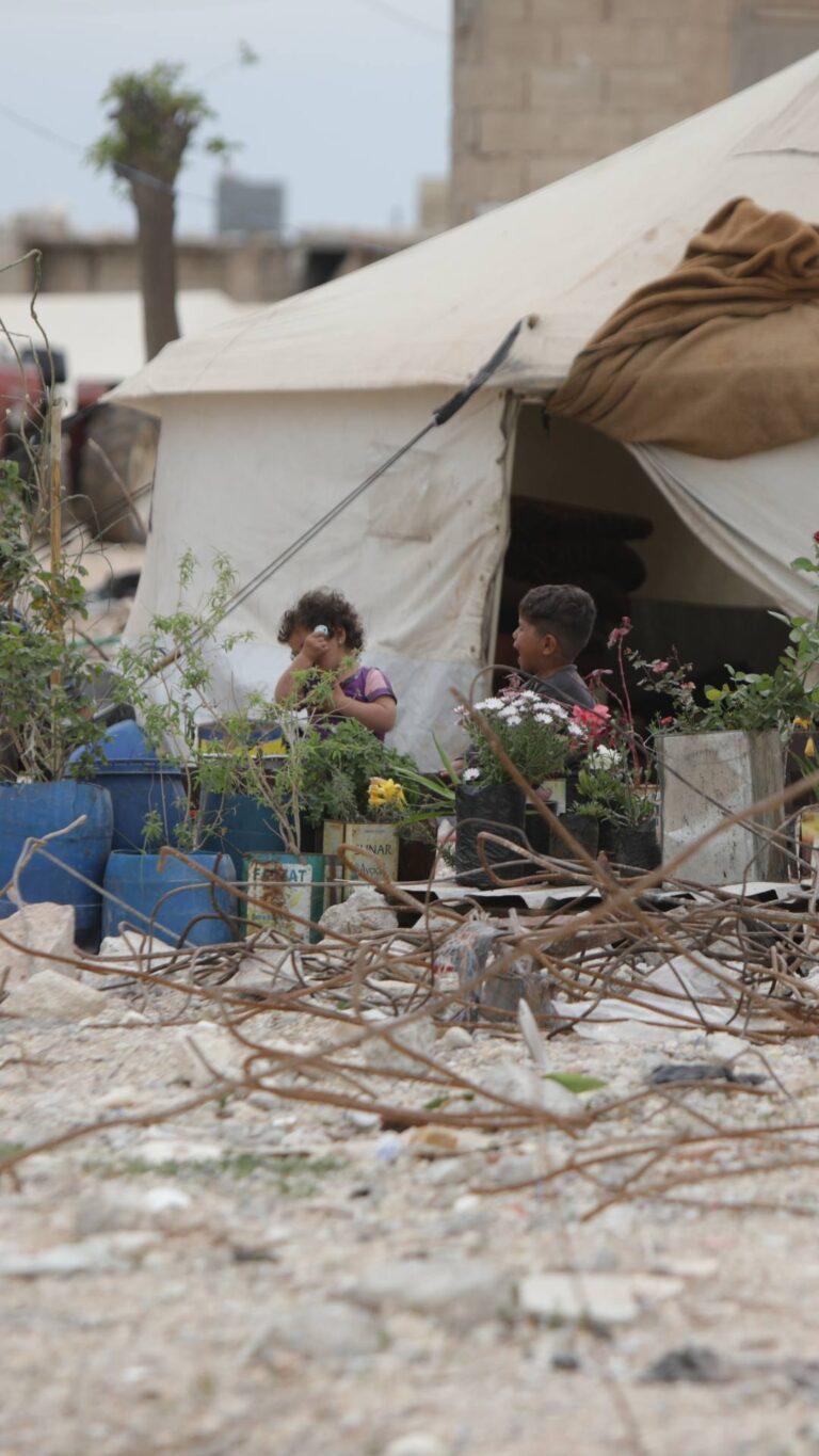 Idlib, Syrie. Après le tremblement de terre. septembre 2023. © Bakr Alkasem / MdM Türkiye