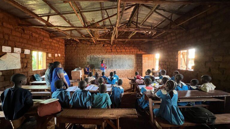 École située à Kongleto, Cameroun, photographiée par Médecins du Monde Suisse. Mai 2022