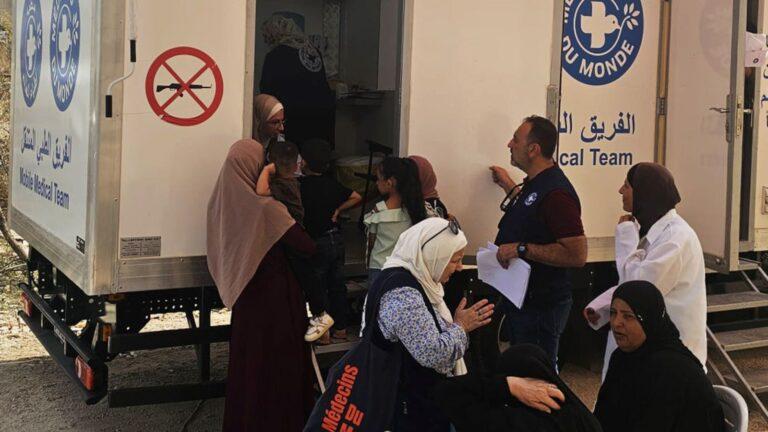 Equipe médicale de Médecins du Monde à Jenin, Cisjordanie. Septembre 2024 © MdM