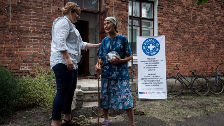 Provision of healthcare services for conflict affected populations in Luhansk oblast. Ukraine, 2017 © Evgeniy Maloletka