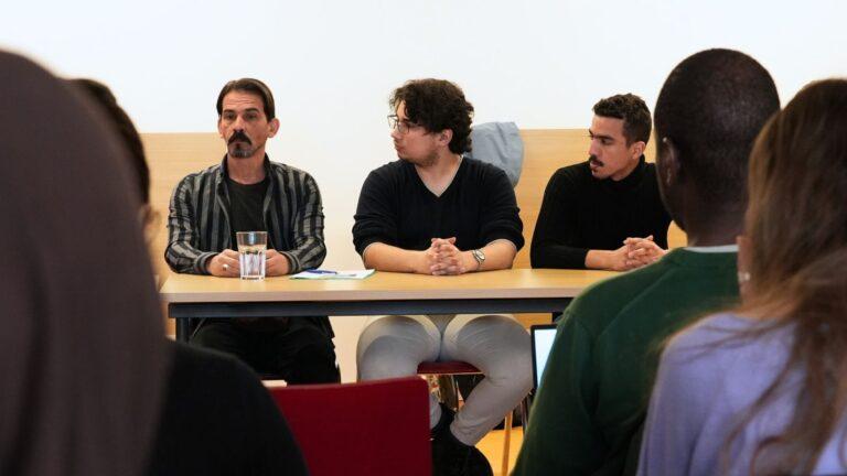 Conférence de presse 25 février 2026. Décision de renvoi Rami et Azzam, réfugiés de Gaza, Palestine