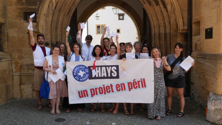 THAYS de Médecins du Monde un projet en péril. Action de sensibilisation auprès des députés et députées du Canton de Neuchâtel. 30 juin 2026
