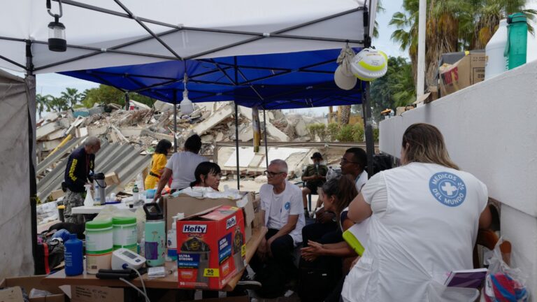 Les équipes de Médecins du Monde au Venezuela répondent aux besoins de santé suite au tremblement de terre de juin 2026. © Alex Zapico / MdM