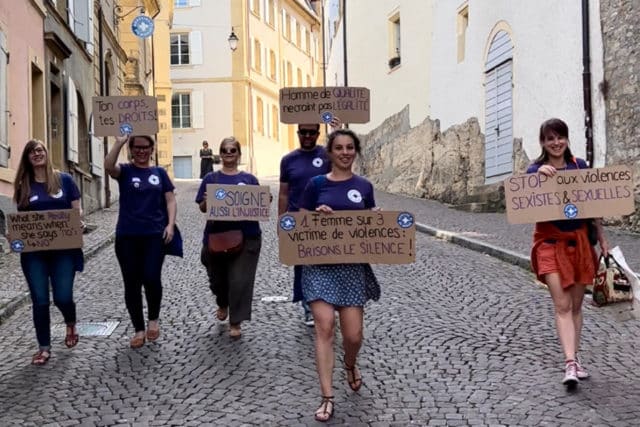 MdM en route pour la grève féministe du 14 juin à Neuchâtel