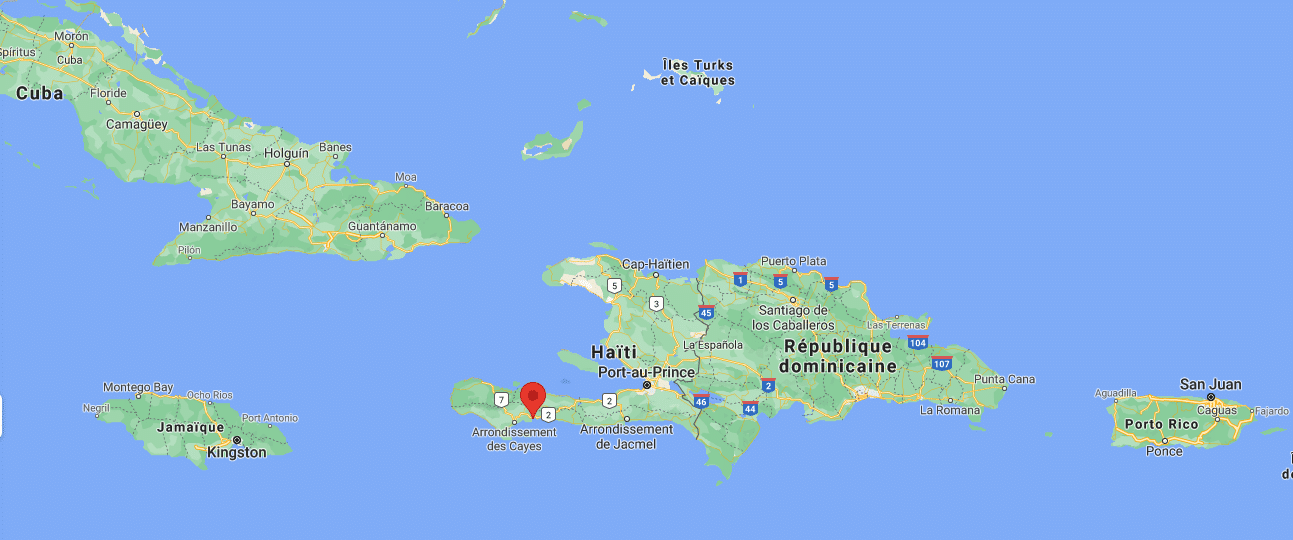 saint-louis-du-sud-séisme-haiti-google-maps